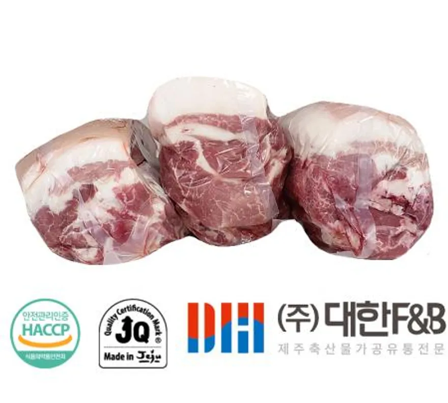 한돈 냉장 제주돼지 미박목살 1팩 이미지