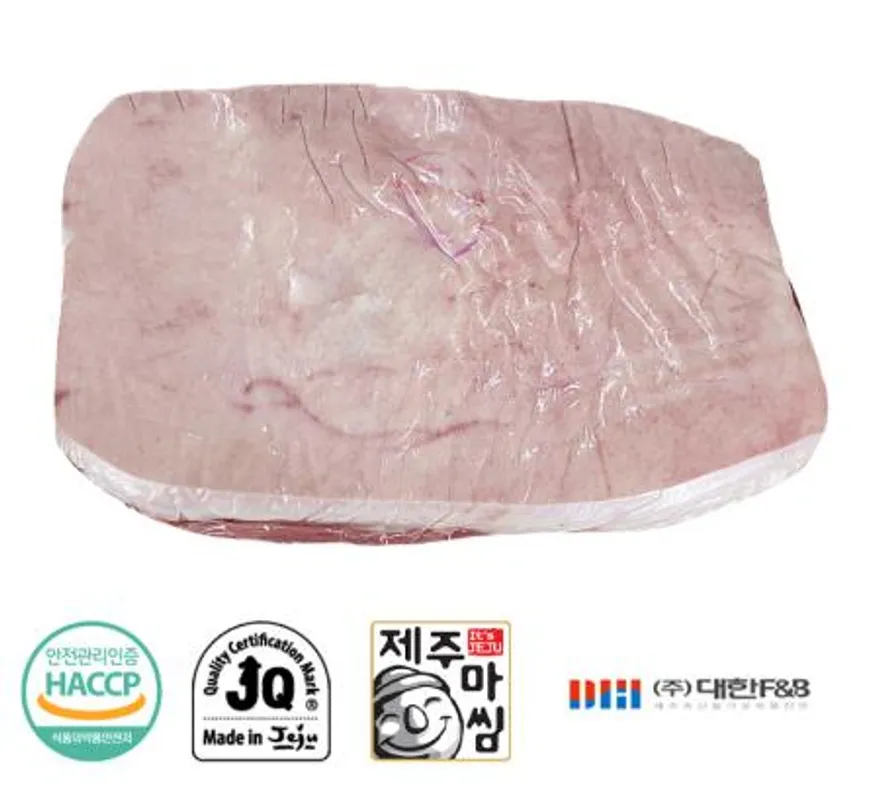 한돈 냉장 제주돼지 미박삼겹살 1판 이미지