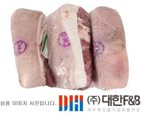 한돈 냉장 제주흑돼지 미박목살 1판