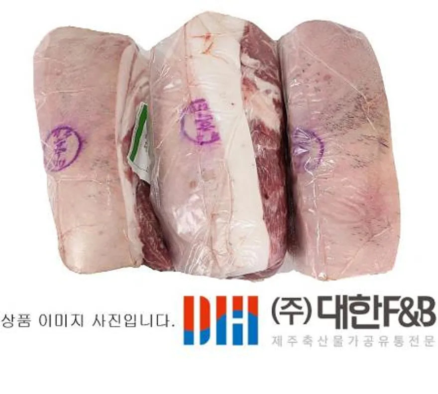 한돈 냉장 제주흑돼지 미박목살 1판 이미지