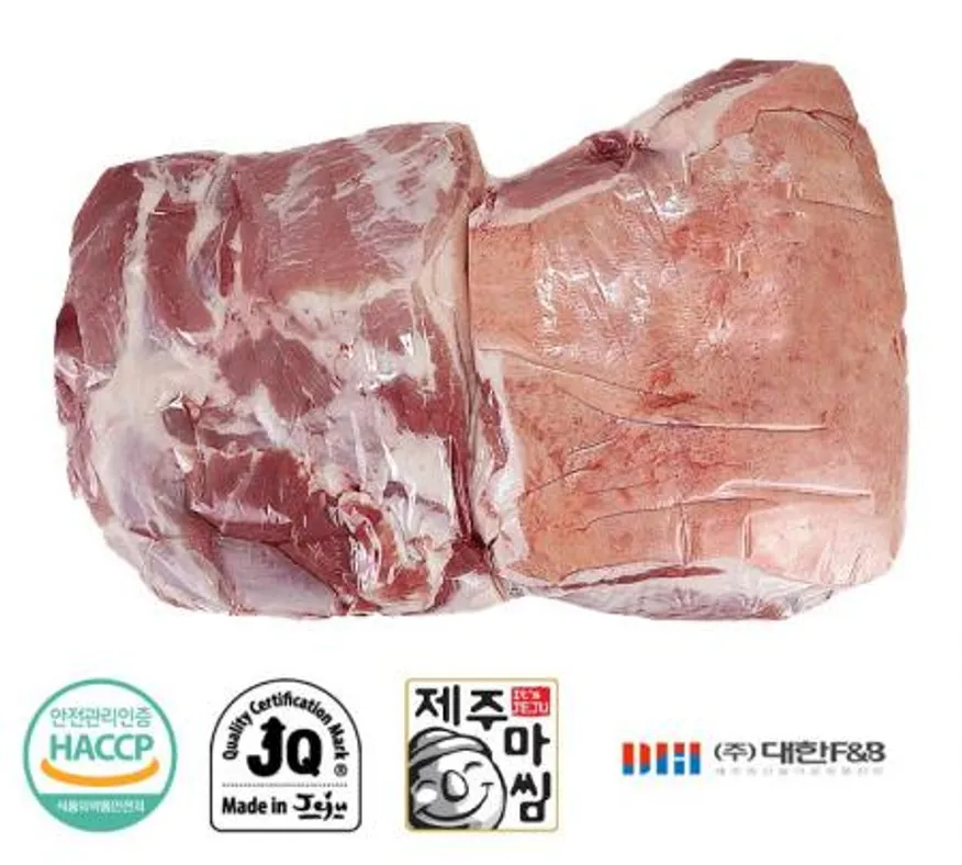 한돈 냉장 제주돼지 미박전지 1팩 이미지