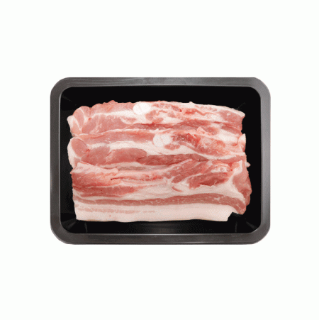 제주흑돼지 삼겹살 1kg [구이용/1.2cm] 냉장 이미지