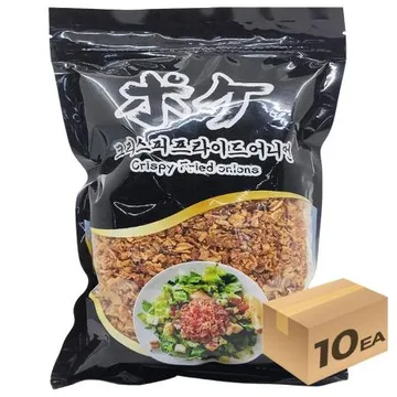1박스) 포케 크리스피어니언 튀긴양파토핑 후레이크 500g x 10개입
