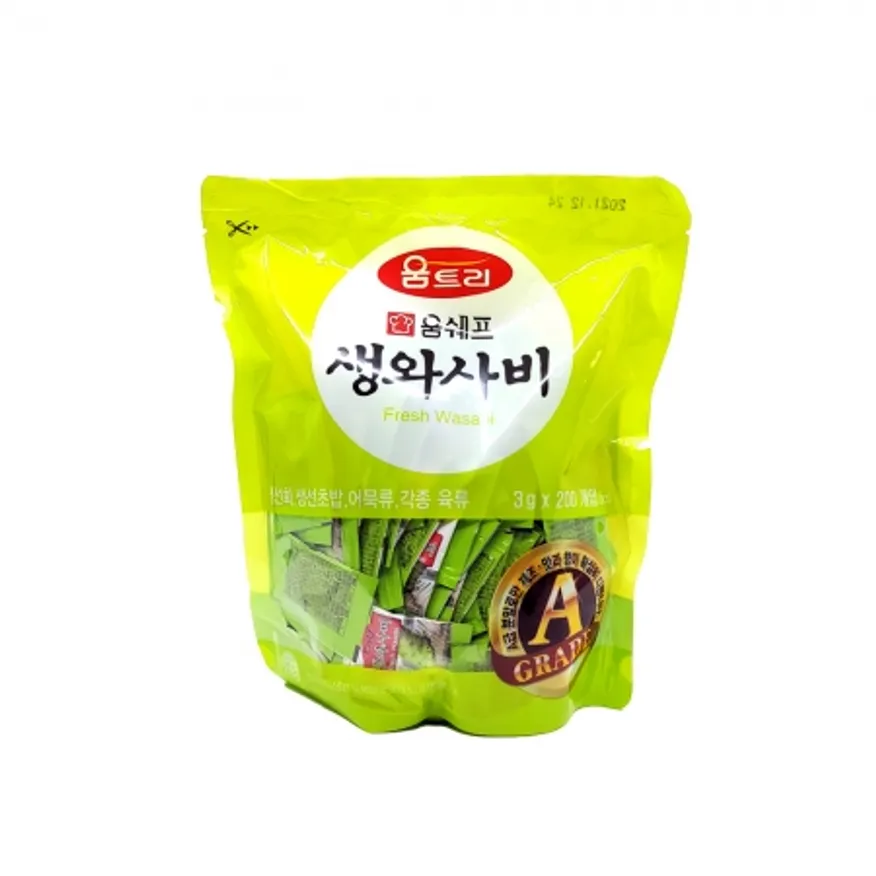 움트리 1회용 생와사비 3g x 200개입 이미지