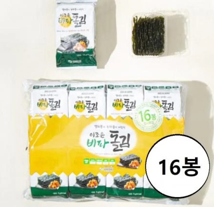 비파돌김 도시락용(5g), 16봉 이미지