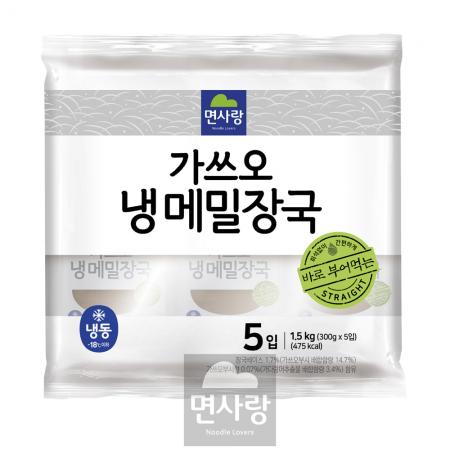 [면사랑] 냉동 가쓰오 냉 메밀장국 300g X 5개