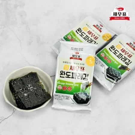 새우표 완도 파래 도시락김 4g x 48봉 이미지