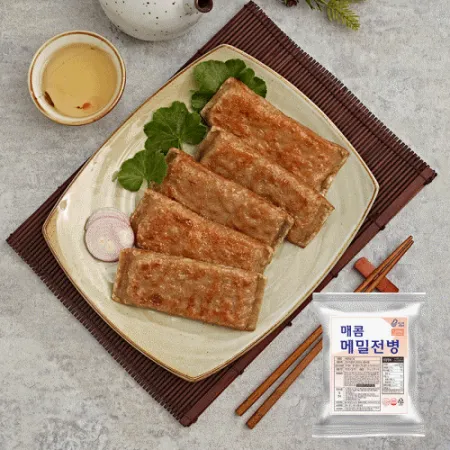 [천두식품]메밀전병 1.2kg(100g*12개) 이미지