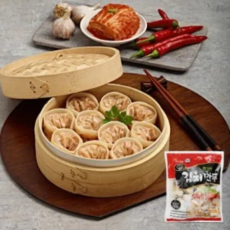 [천두식품]김치손만두 1.4kg(28g*50개)