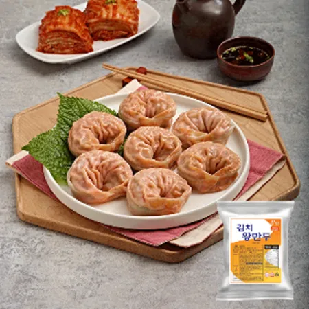 [천두식품]김치왕만두 1.4kg(70g*20개) *10봉