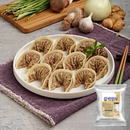 [천두식품]갈비만두 1kg(28g*36개)