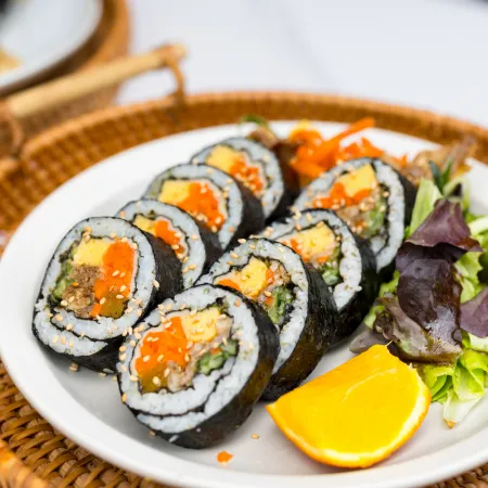 [버들김] 단단하게 잘 말리는 김밥김 생김(지퍼백 포장) 100매, 20봉 이미지