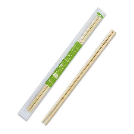 원바이 그린 OPP 둥근대나무 젓가락 1000개