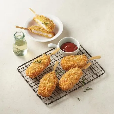 4마리 통새우바 새우스틱 빵가루 새우 