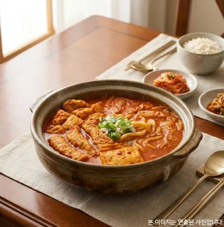 김치우동전골