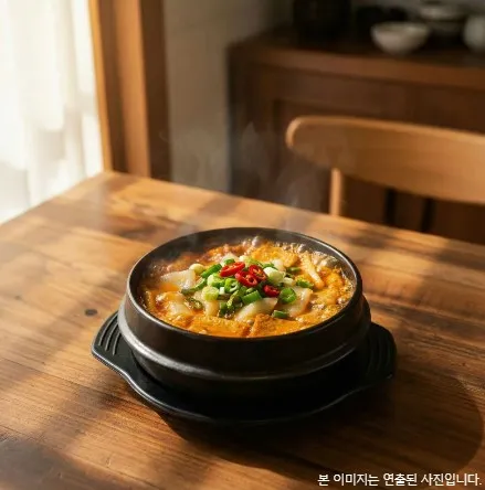 김치수제비전골