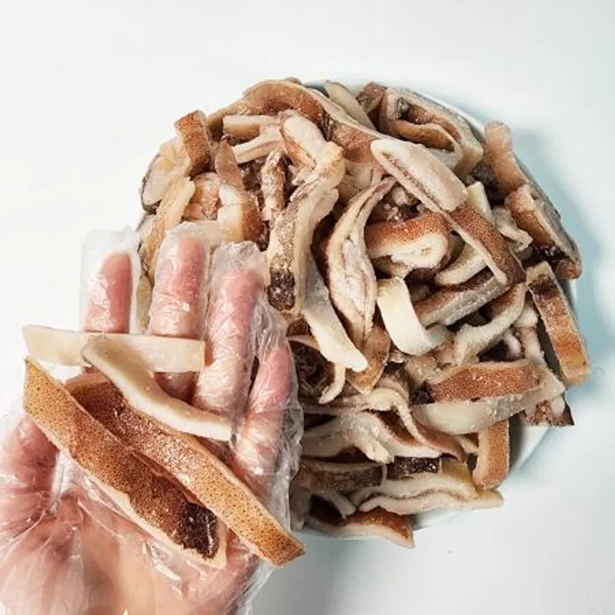 국산 오징어채 슬라이스 (다리,몸통 포함)1kg 이미지