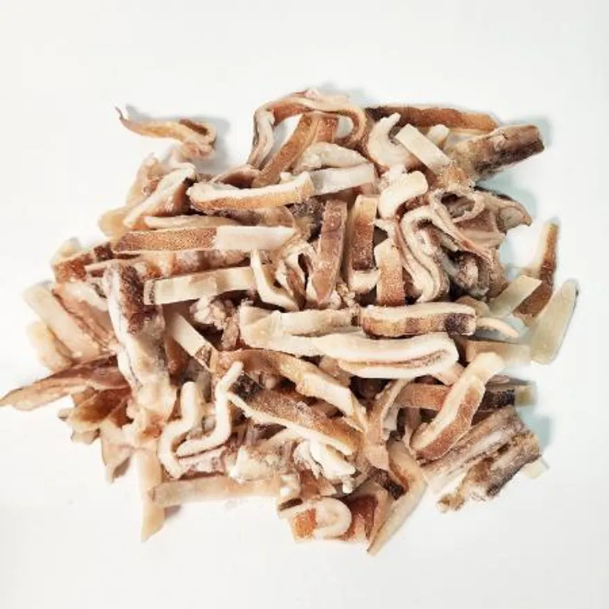 국산 오징어채 슬라이스 (냉동/다리,몸통 포함)1kg 이미지