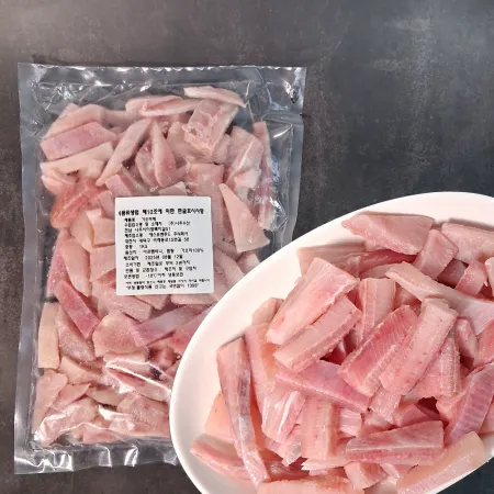 10kg 수작업절단 A급 가오리채 홍어무침용 이미지