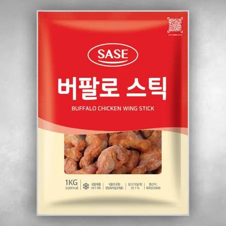 사세 버팔로스틱 1kg 1봉 냉동 사이드메뉴 치킨 닭봉
