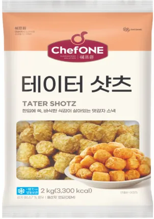 쉐프원 테이터샷츠 맛감자 2kg