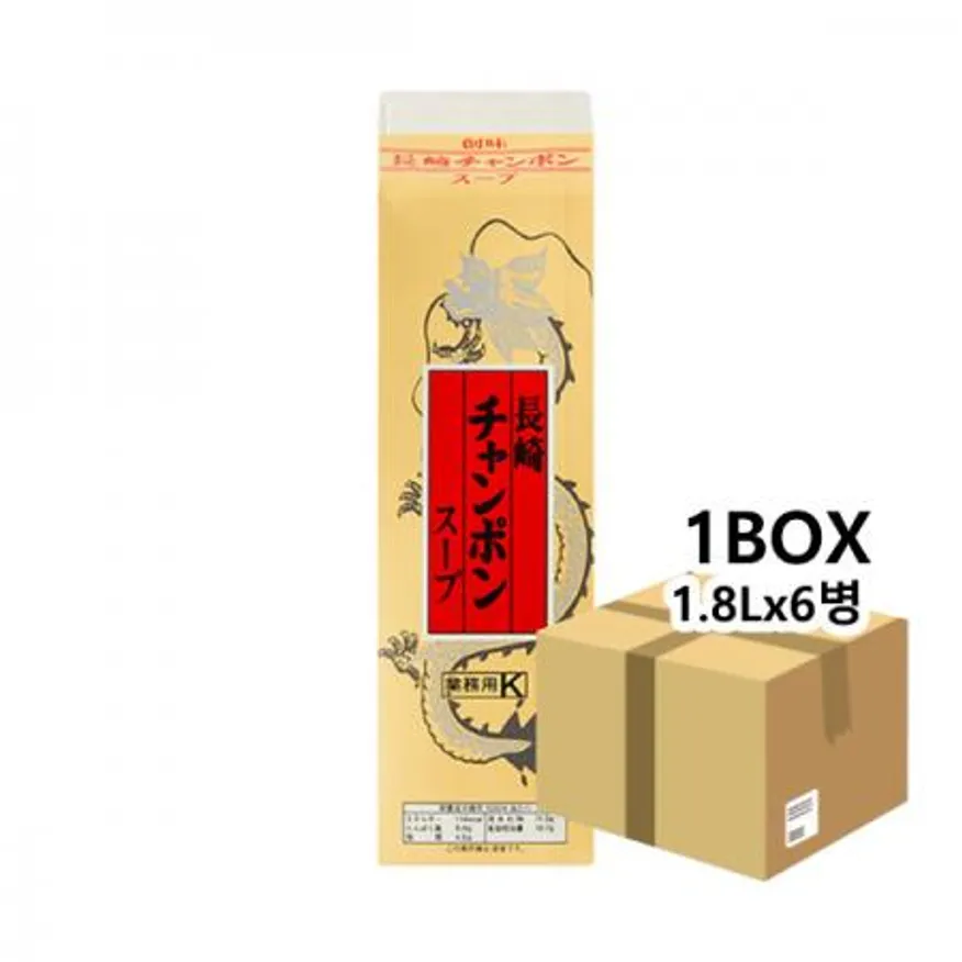 젠미 소미 나가사끼짬뽕소스 1.8Lx6 이미지