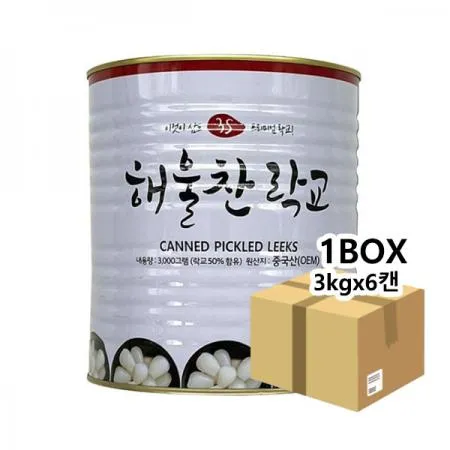 해울찬 캔락교3kg(3s)x6개