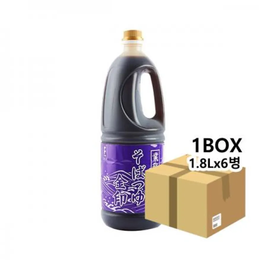 후타바 소바쯔유 킨지루시 1.8Lx6병 이미지