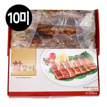 참장어 바다장어 양념구이 10미(1kg)x10팩