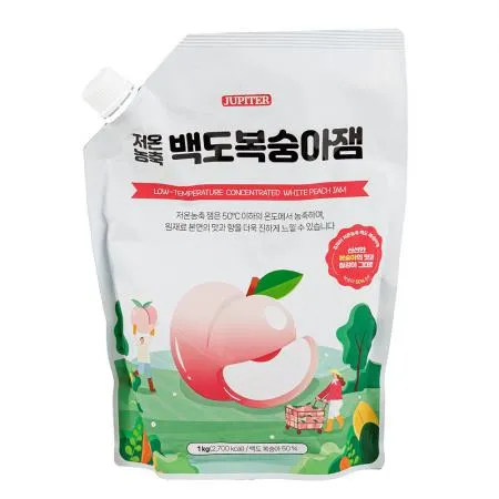 쥬피터 저온농축 백도복숭아잼 1kg