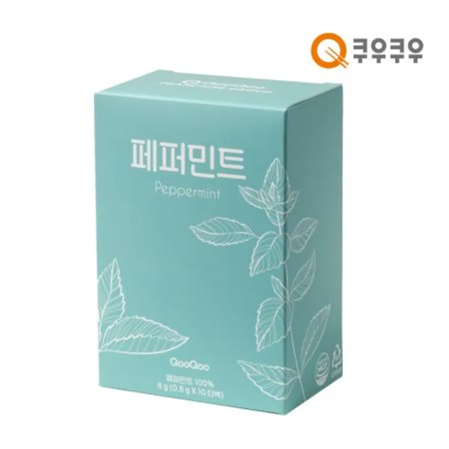 페퍼민트 10티백 8g 쿠우쿠우 1개 이미지