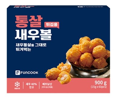 새우볼튀김 900g(15g*60pc)_빵가루 술안주 업소용 호프 주점 아쿠아링크