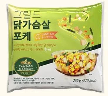 그릴드 닭가슴살 포케 250g_포케 도시락 식단 건강식 샐러드 아쿠아링크