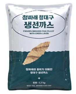 청파래대구생선까스 1.2kg(60g*20pc)_튀김 커틀렛 카츠 급식 대용량 아쿠아링크