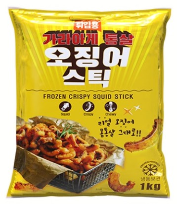 가라아게 통살 오징어 스틱 1kg_튀김 오징어튀김 안주 호프 주점 아쿠아링크