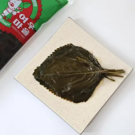 [여우마을] 매실청간장생깻잎 업소용 깻잎장아찌 1kg 이미지