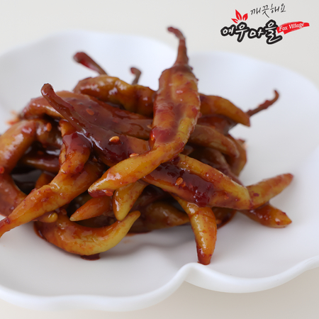 [여우마을 수제반찬] 업소용 양념고추무침 고추장아찌 4kg