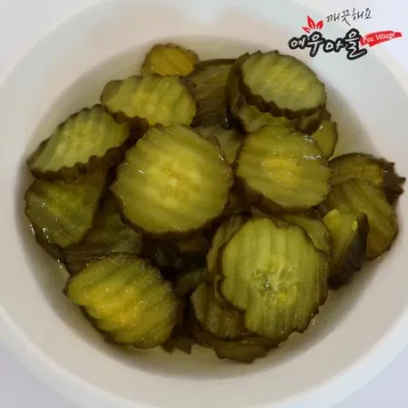 [여우마을] 국내제조 상큼상큼 오이피클 1kg 묶음 이미지