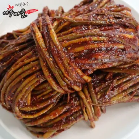 [여우마을 수제반찬] 업소용 고추장 마늘쫑무침 긴마늘쫑무침 4kg 이미지