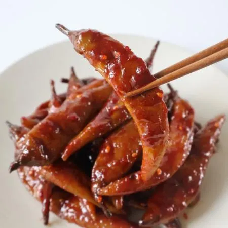 [여우마을 수제반찬] 국산 양념 청양고추무침 청양고추장아찌 850g 이미지
