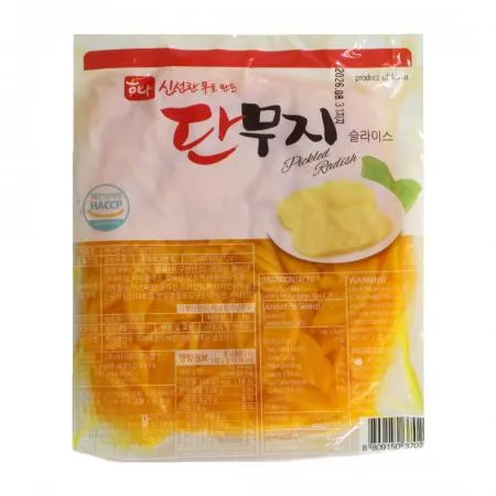 [여우마을] 하나 슬라이스 단무지 1kg