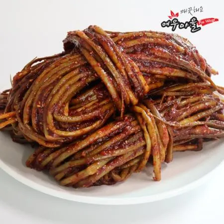 [여우마을 수제반찬] 업소용 고추장 마늘쫑무침 긴마늘쫑무침 4kg
