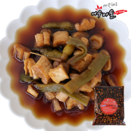 [여우마을 수제반찬] 업소용 무꼬들 장아찌 무꼬돌이 무장아찌 2kg