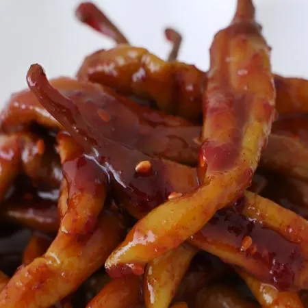 [여우마을 수제반찬] 업소용 양념고추무침 고추장아찌 1kg 이미지