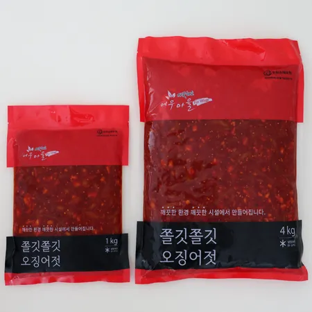 [여우마을] 유림 양념오징어젓갈 (특오징어) 20kg  이미지