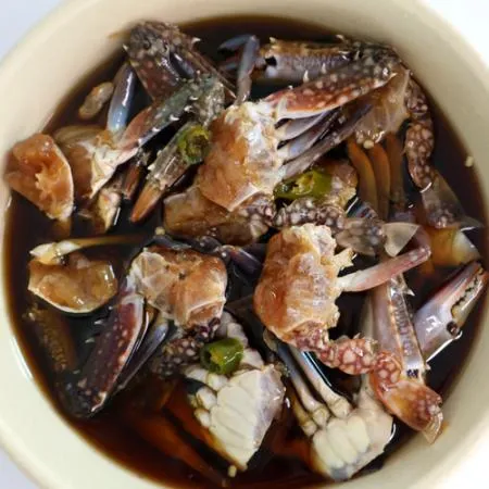 [여우마을] 업소용 절단 꽃게장 돌산 간장게장 1kg