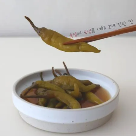 [여우마을 수제반찬] 더 맛있는 간장고추 업소용 고추장아찌 1kg  이미지
