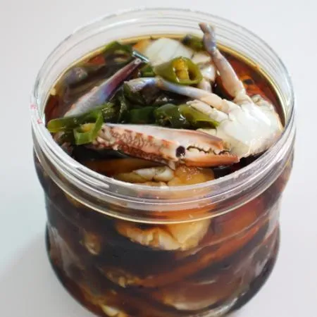 [여우마을] 업소용 절단 꽃게장 돌산 간장게장 1kg 이미지