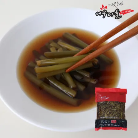 [여우마을 수제반찬] 더 맛있는 간장마늘쫑 업소용 마늘쫑장아찌 4kg 묶음