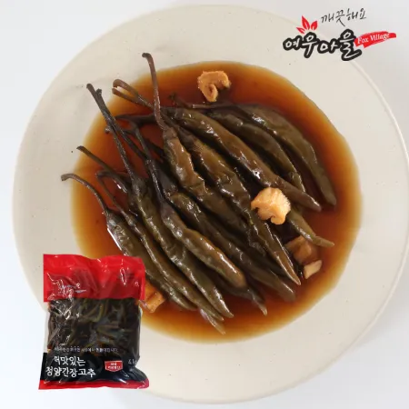 [여우마을 수제반찬] 더 맛있는 청양간장고추지 고추장아찌 4kg 